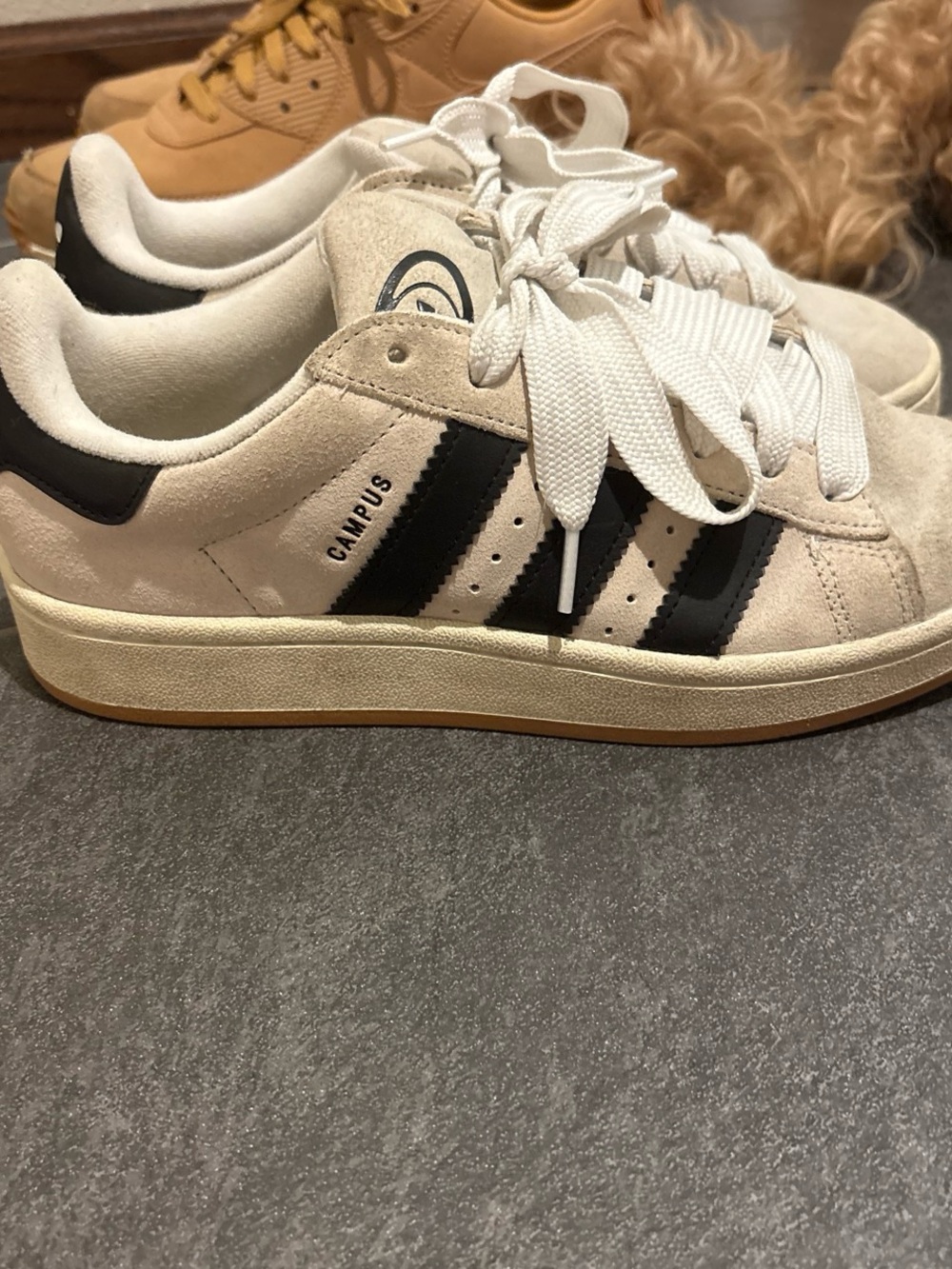Adidas Campus women's Suede Sneakers - White/Black